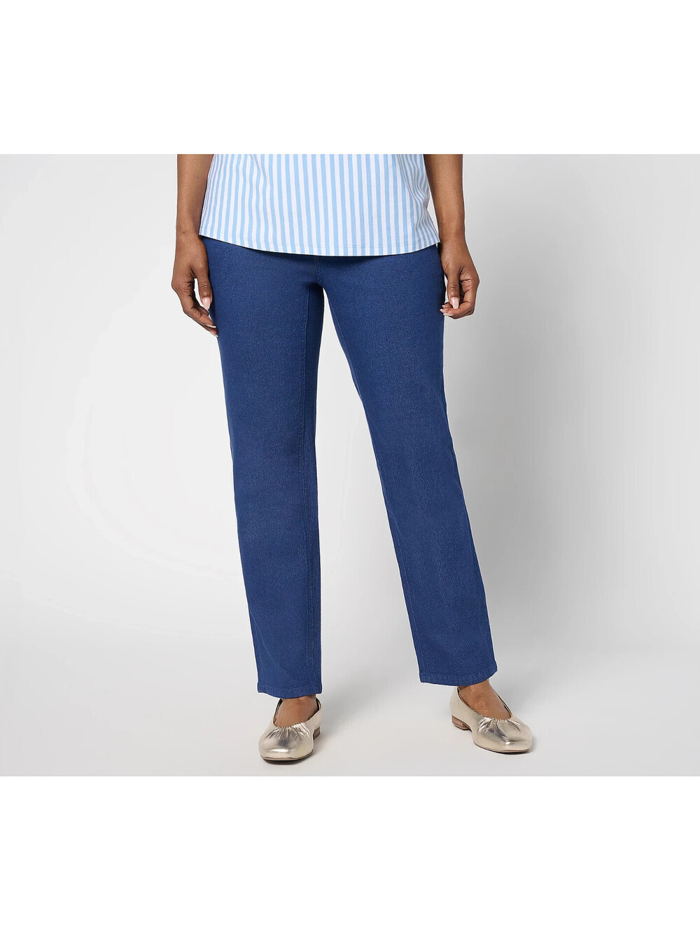 Denim & Co. Tall Classic Stretch Colored Ankle Jeans, Tall size 14  {164-X